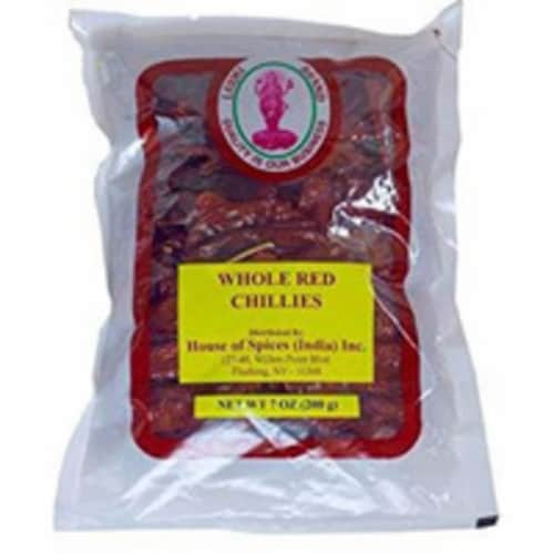 Laxmi Whole Red Chili - 400 Gm (14 Oz) Perspective: front