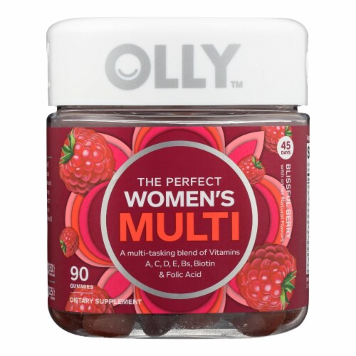 Olly - Vitamins Multi Womens Berry - 1 Each - 90 CT Perspective: front