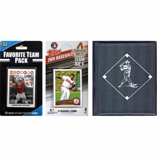 C & I Collectables 2011DBACKSTSC MLB Arizona Diamondbacks Licensed 2011 Topps Team Set and Fa Perspective: front