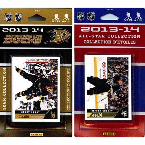 CandICollectables DUCKS13 NHL Anaheim Ducks Licensed 2013-14 Score Team Set & All-Star Set Perspective: front