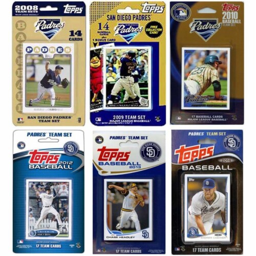 CandICollectables PADRES614TS MLB San Diego Padres 6 Different Licensed  Trading Card Team Set, 1 - Ralphs