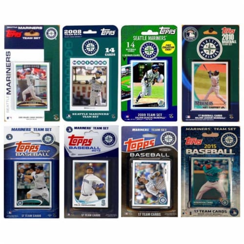 CandICollectables MARINERS815TS MLB Seattle Mariners 8 Different Licensed  Trading Card Team S, 1 - Fred Meyer