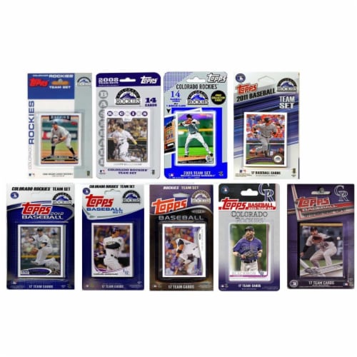 C&I Collectables MLB Colorado Rockies Licensed Trading Card Team Set, 1
