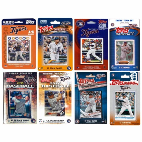 C&I Collectables MLB Detroit Tigers 8 Different Licensed Trading Card Team  Set, 1 ct - Foods Co.