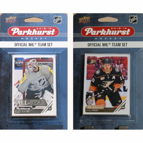 C&I Collectables 18DUCKSTS NHL Anaheim Ducks 2018-19 Parkhurst Team Set & An All-star set Perspective: front