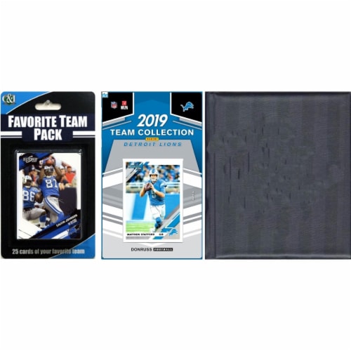 C&I Collectables 2019LIONSTSC NFL Detroit Lions Licensed 2019 Score Team Set & Favorite Playe Perspective: front