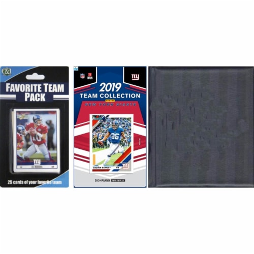C&I Collectables 2019NYGTSC NFL New York Giants Licensed 2019 Score Team Set & Favorite Playe Perspective: front