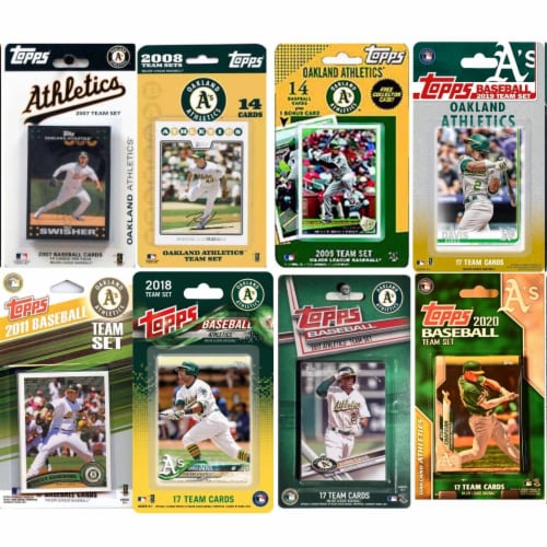 C&I Collectables AS820TS MLB Oakland Athletics 8 Different