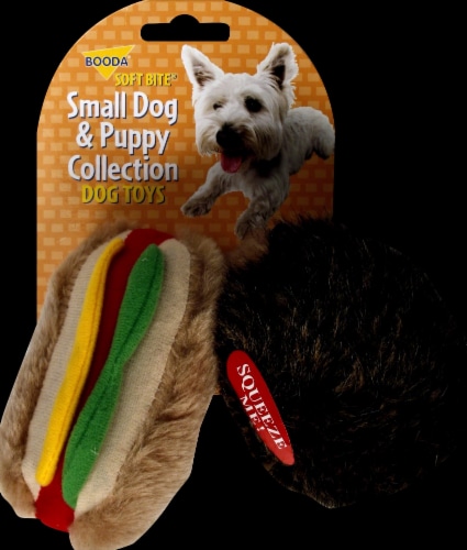 Booda Soft Bite Medium Carrot Plush Dog Toy