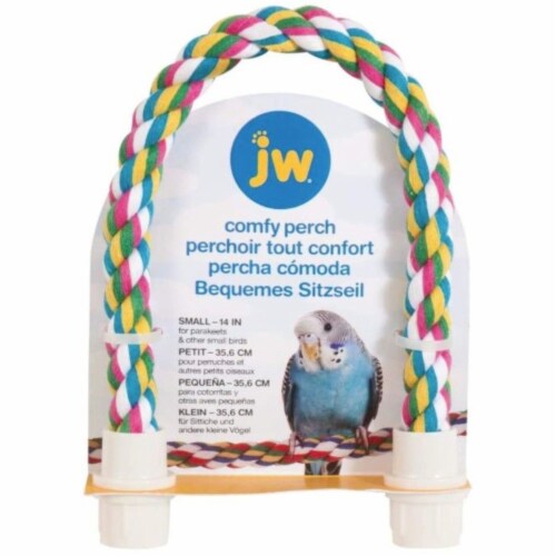 Jw Pet Flexible Multi-Color Comfy Rope Perch 14, 1 - Kroger