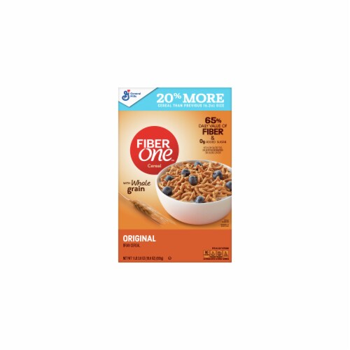 Fiber One Whole Grain Cereal, Original Bran (Pack of 10), 10 pack Fry