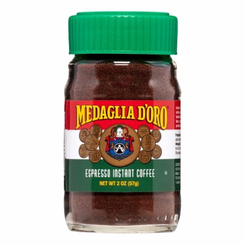 Medaglia Doro Coffee Instant Espresso 2 Oz (Pack of 8) Perspective: front