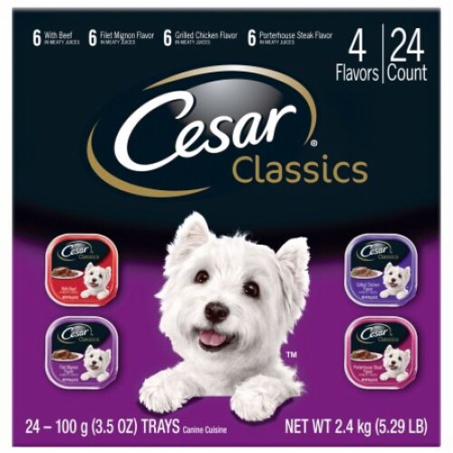 Cesar dog trays deals