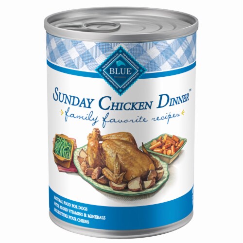 Blue Buffalo Family Favorite Recipes Sunday Chicken Dinner Canned Dog Food