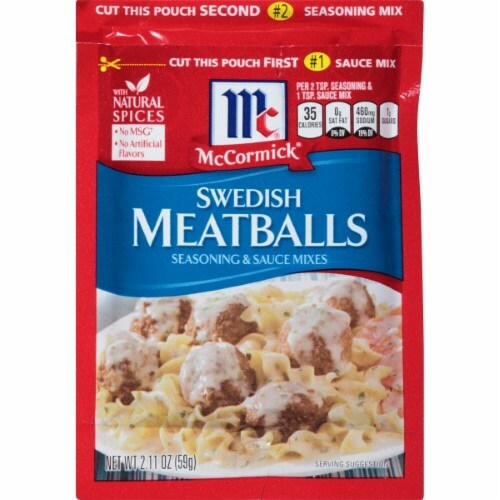 McCormick Swedish Seasoning Sauce Mix 2.11 Oz Pack of 4 4 packs City Market