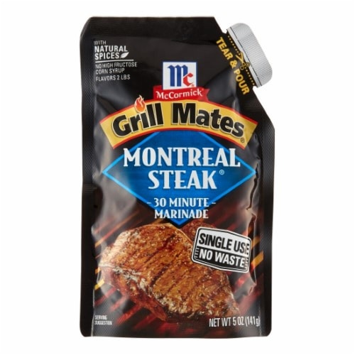 McCormick Grill Mates Montreal Steak Single Use Marinade 5 Oz Pack of 10 6 pack King Soopers