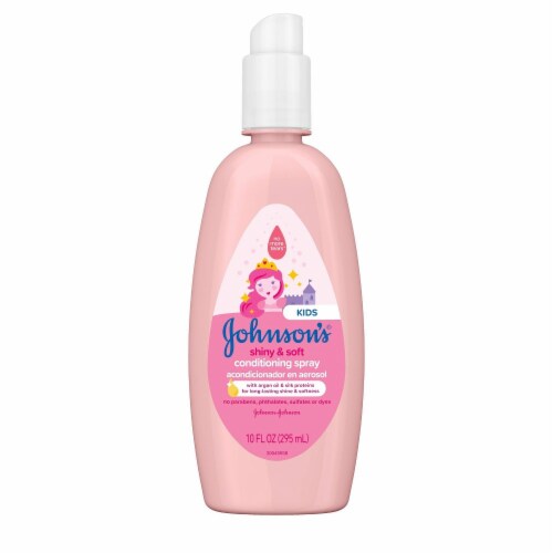 Johnson's Shiny and Soft Conditioning Spray (Pack of 8) Perspective: front