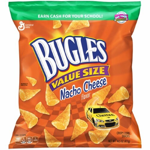 Bugles Nacho Cheese Flavor Crispy Corn Snacks (Pack of 6), 6 packs Kroger