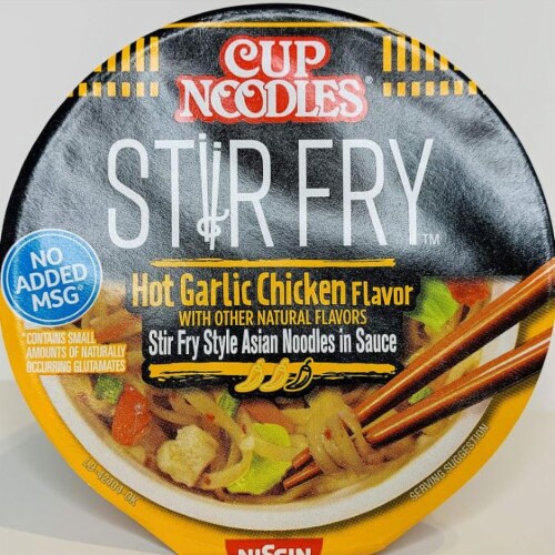Cup Noodles Stir Fry - Hot Garlic Chicken (Pack of 3), 3 pack - Fry’s