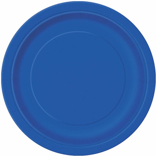 Paper Plates 9 inch Royal Blue Pack of 12 12 pack Mariano s
