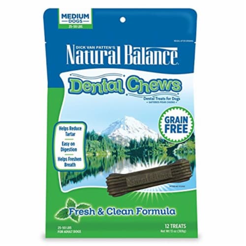 Natural Balance Pet Foods NA44138 Dental Chews Fresh Clean Formula Medium Dog Treats 13oz 1 Kroger