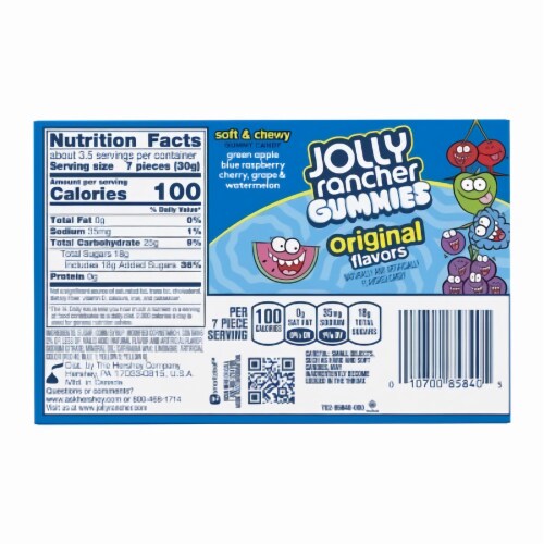 Jolly Rancher Gummies Candy, Original Fruit Flavors (Pack of 18), 18 pack Kroger