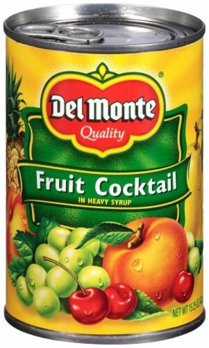 Del Monte Fruit Cocktail, 15.25 Oz (Pack of 20) Perspective: front