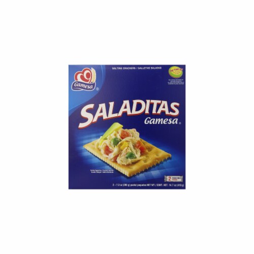 Gamesa Saladitas Saltine Crackers 14.7 Oz (Pack of 20) Perspective: front