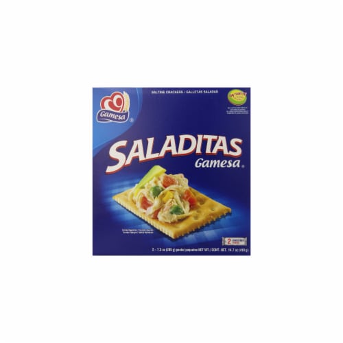 Gamesa Saladitas Saltine Crackers 14.7 Oz (Pack of 32) Perspective: front