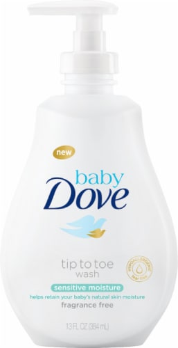 Baby Dove Sensitive Moisture Wash 13 oz (Pack of 32) Perspective: front