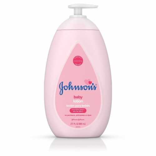 Johnson's Moisturizing Pink Baby Lotion w/ Coconut Oil (Pack of 48) Perspective: front