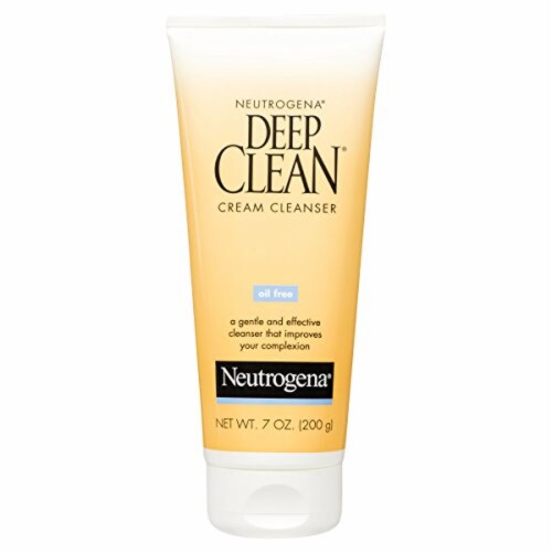 Neutrogena Deep Clean Cream Cleanser, 7 Fl. Oz (Pack of 8) Perspective: front