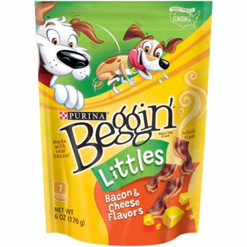 Purina Beggin Littles Bacon Cheese Flavors Dog Snacks Pack of
