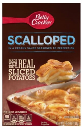 Betty Crocker Scalloped Potatoes, 4.7 oz (Pack of 48) Perspective: front