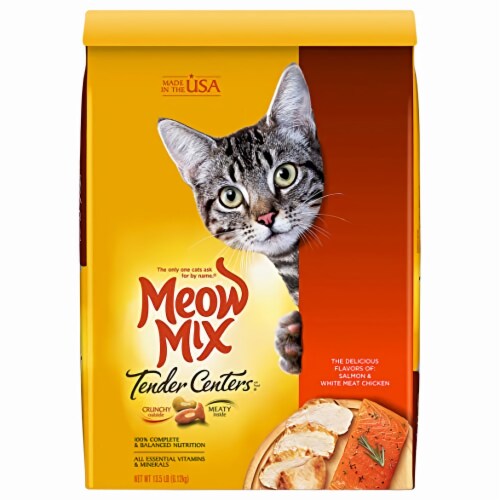 Meow Mix Tender Centers Salmon White Meat Chicken Cat Food 13.5 lb Pack of 20 20 pack Ralphs