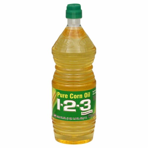 1 2 3, Oil Corn, 33.8-Ounce (Pack of 12) Perspective: front
