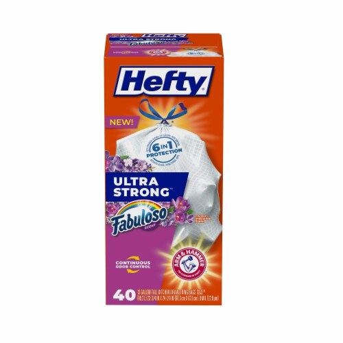 Hefty Ultra Strong Tall Kitchen Trash Bags Fabuloso Scent (Pack of