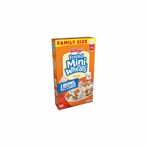 Kellogg's Frosted Mini-Wheats Breakfast Cereal, Original - 24 Oz (Pack of 32) Perspective: front