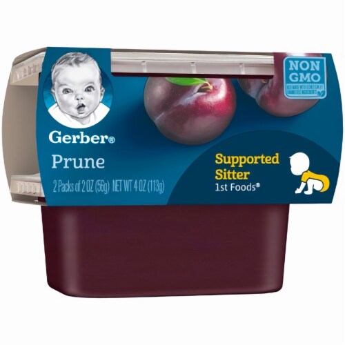 Gerber Natural Baby Food Prune - 2.0 Oz X 2 Pack (Pack of 14) Perspective: front