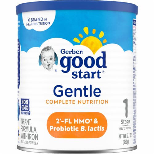 Gerber Good Start Baby Formula Powder Gentle Stage 1 (Pack of 8) Perspective: front