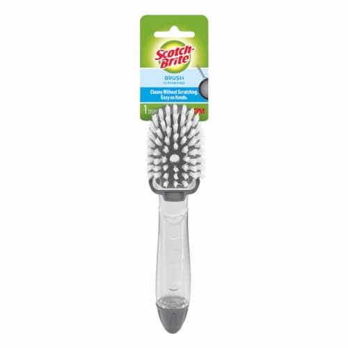 Scotch-Brite Dishwand Brush with Soap Dispensing Pump (Pack of 3) Perspective: front