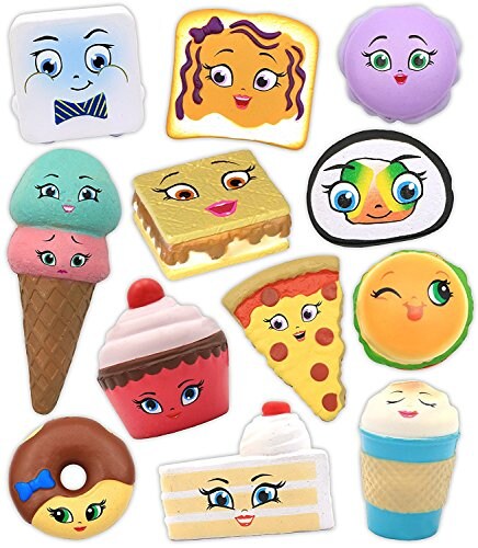 Emzo's Kawaii Squeezies Series 2 Food Novelty (One Random Figure) Perspective: front