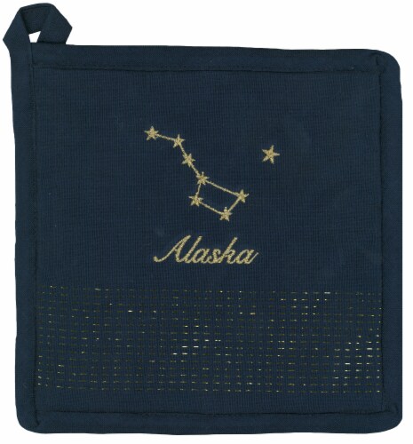 Arctic Circle Enterprises Dipper Constellation Potholder - Blue Perspective: front