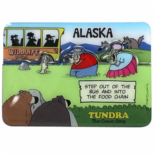 Arctic Circle Enterprises Tundra Food Chain Magnet Perspective: front