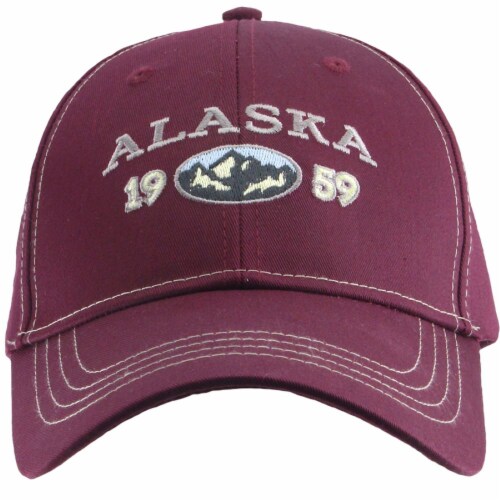 Arctic Circle Enterprises Alaska 1959 Baseball Hat - Red Perspective: front