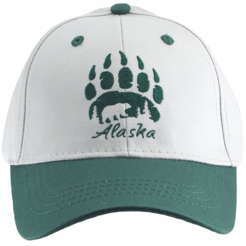 Arctic Circle Enterprises Alaska Bear Paw Baseball Hat Perspective: front