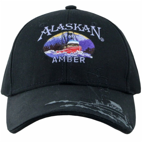 Arctic Circle Enterprises Alaska Amber Boat Baseball Hat Perspective: front