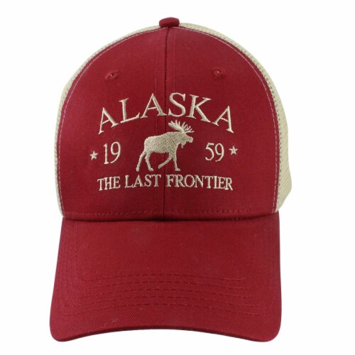 Arctic Circle Enterprises Alaska 1959 Baseball Hat - Maroon Perspective: front