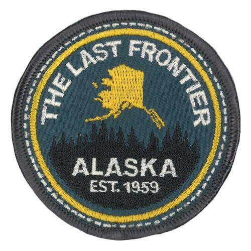 Arctic Circle Enterprises Alaska Last Frontier Patch Perspective: front