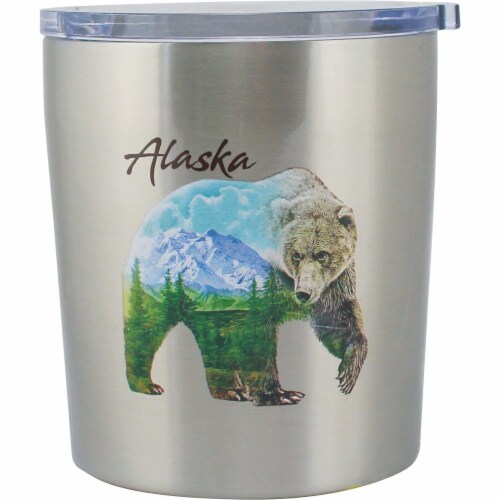 Arctic Circle Enterprises Alaska Stainless Steel Travel Cup Perspective: front